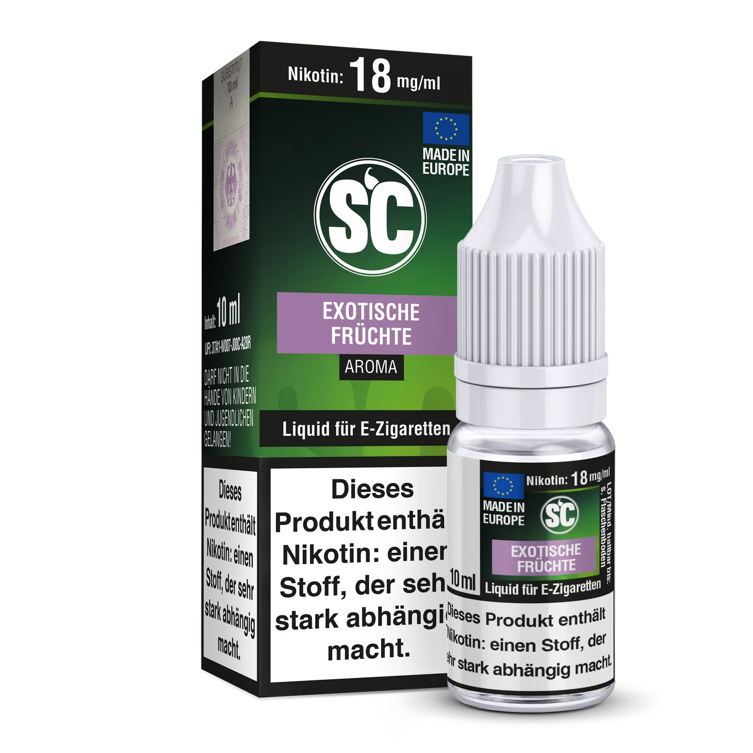 SC - Exotische Früchte E-Zigaretten Liquid – Bild 9