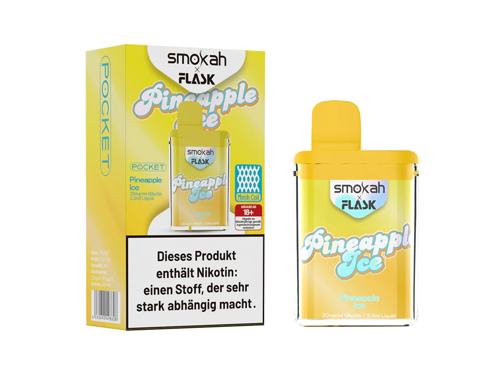 Smokah x Flask - Pocket Einweg E-Zigarette – Bild 9