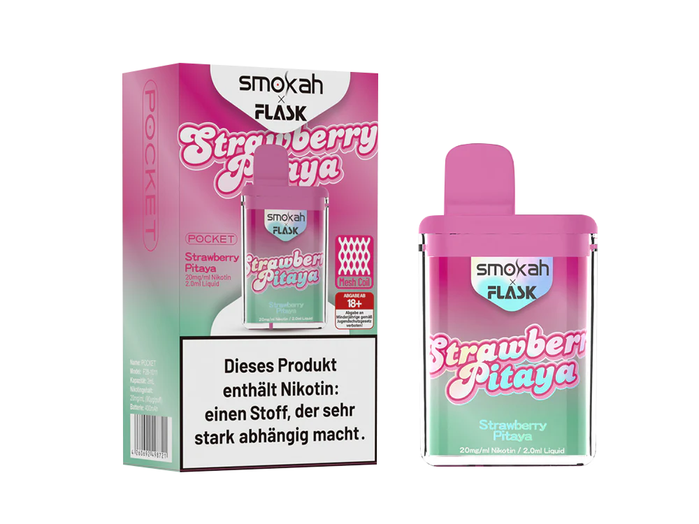 Smokah x Flask - Pocket Einweg E-Zigarette – Bild 5