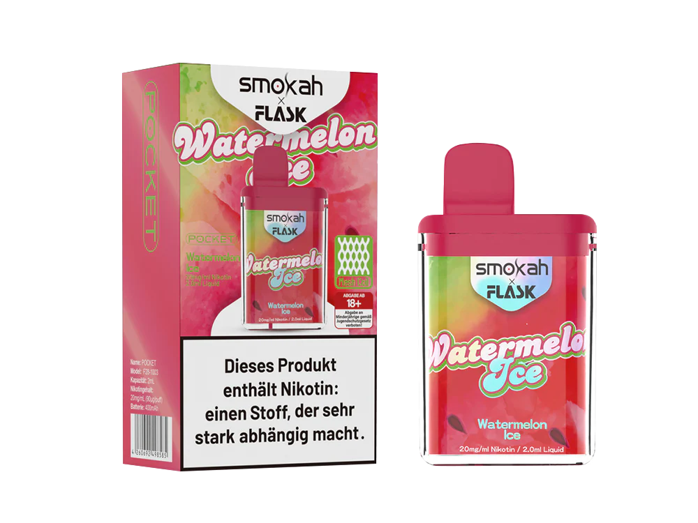 Smokah x Flask - Pocket Einweg E-Zigarette – Bild 2