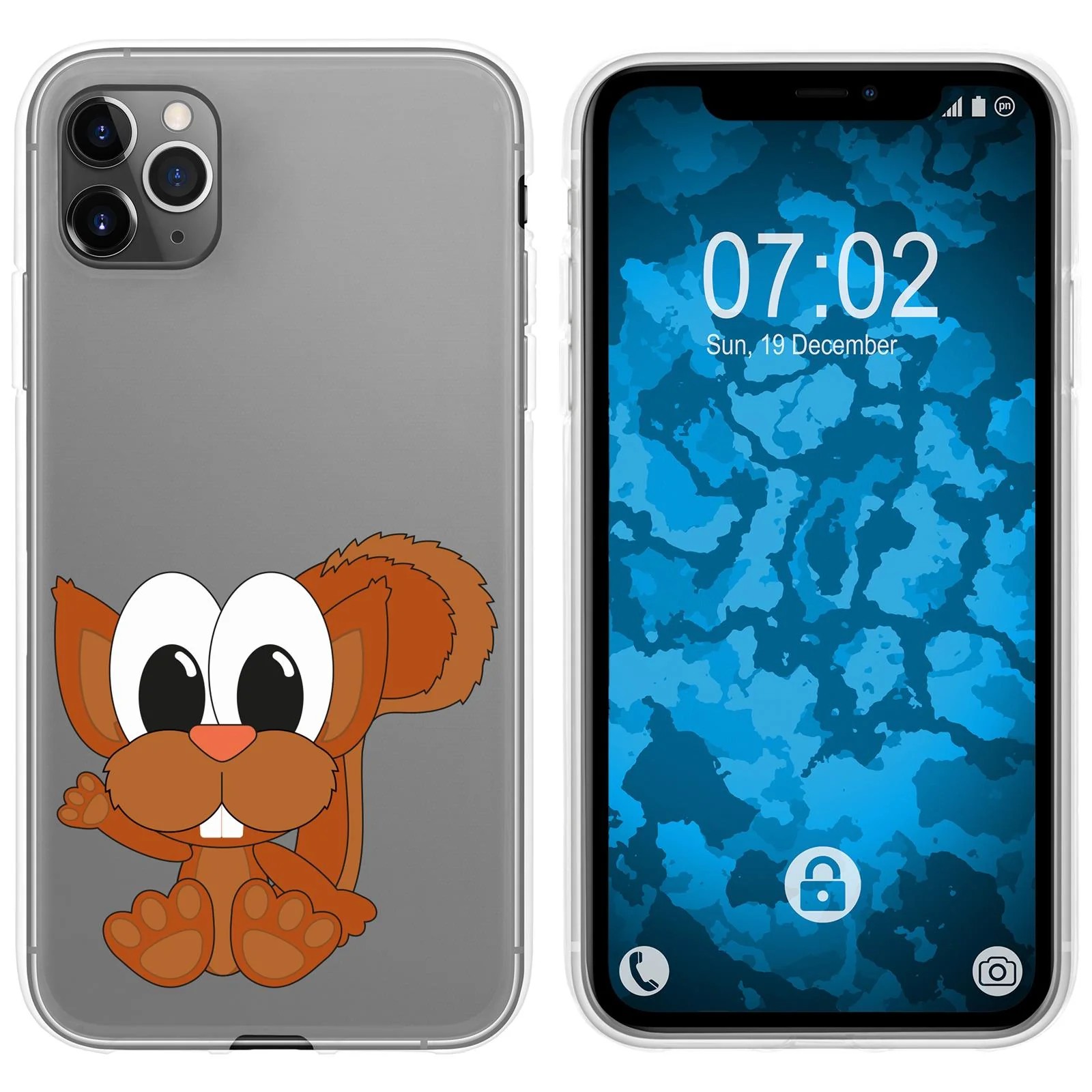 PhoneNatic Case kompatibel mit Apple iPhone 11 Pro Max Silikon-Hülle Cutiemals M8