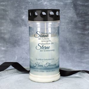 Grablicht - Wenn die Sonne des Lebens untergeht