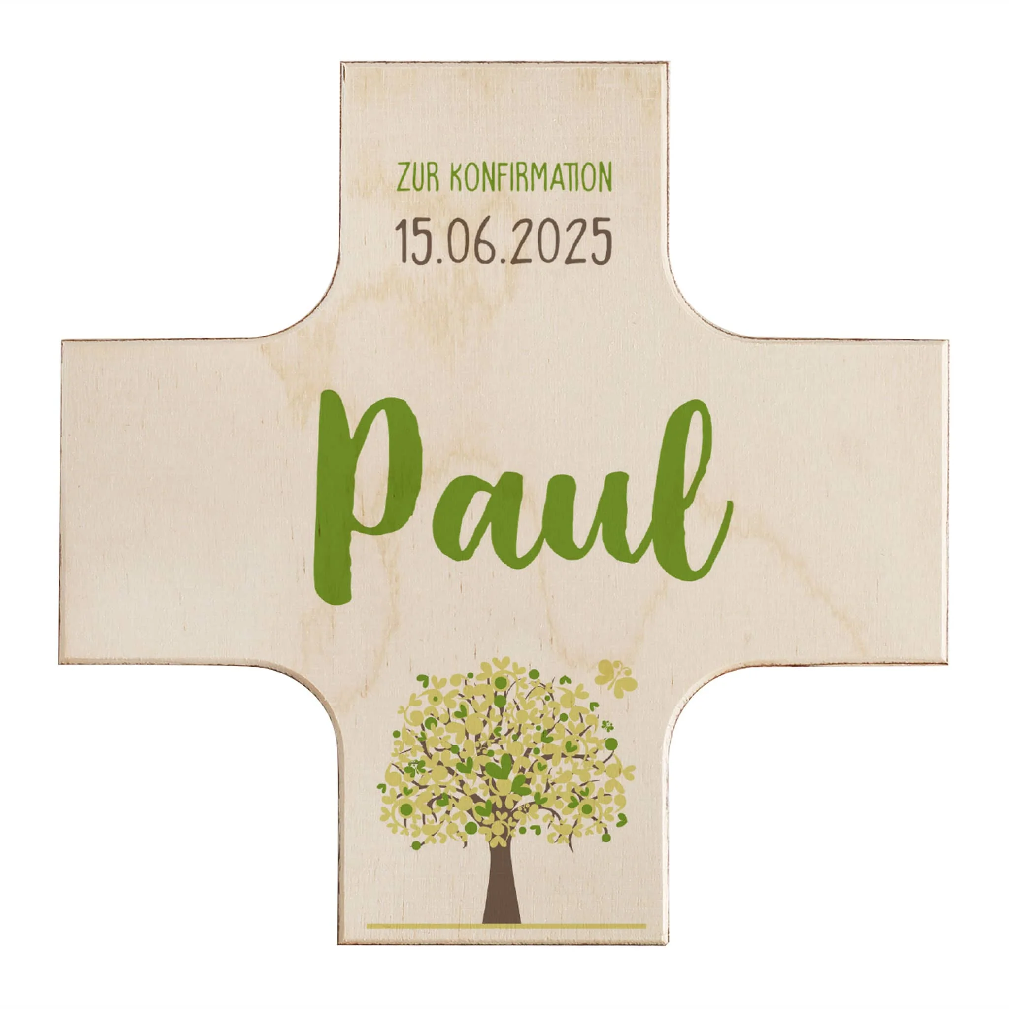 Holzkreuze - Lebensbaum in drei verschiedenen Farben – Bild 6