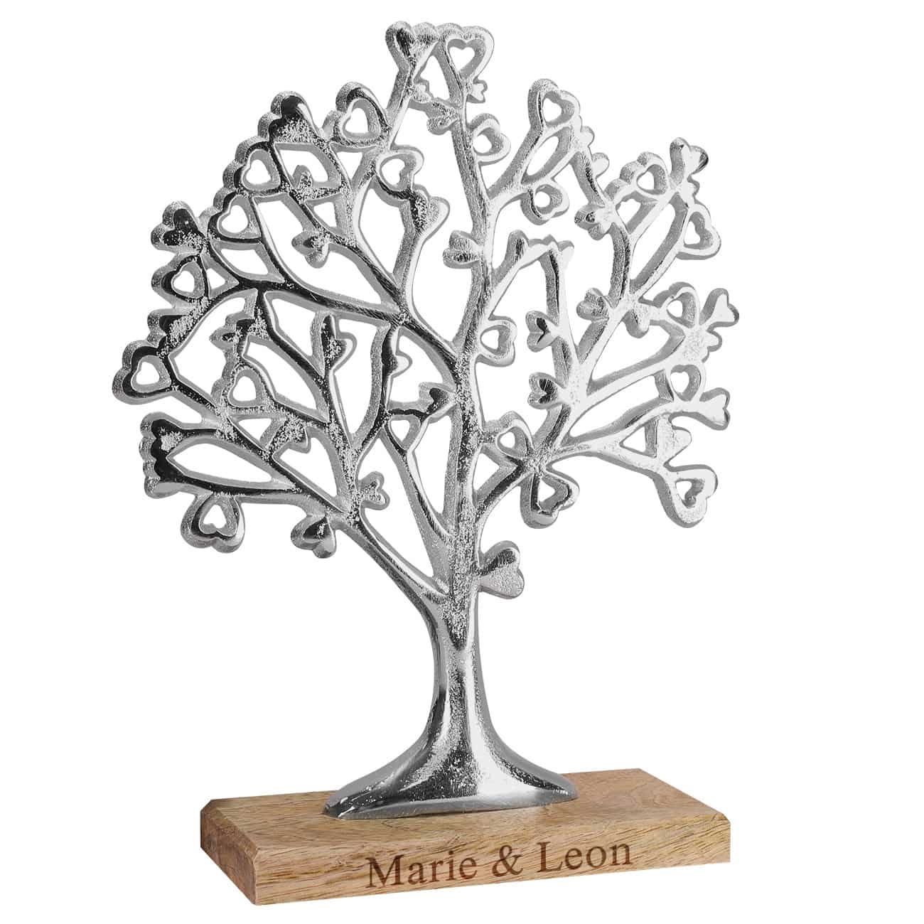 Skulptur - Liebesbaum - mit Wunschgravur als Geldgeschenk oder Dekoration – Bild 5