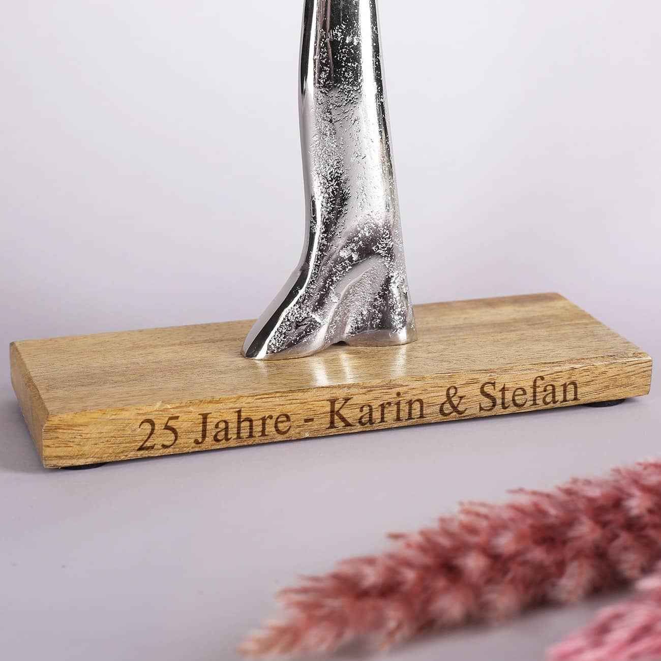 Skulptur - Liebesbaum - mit Wunschgravur als Geldgeschenk oder Dekoration – Bild 9