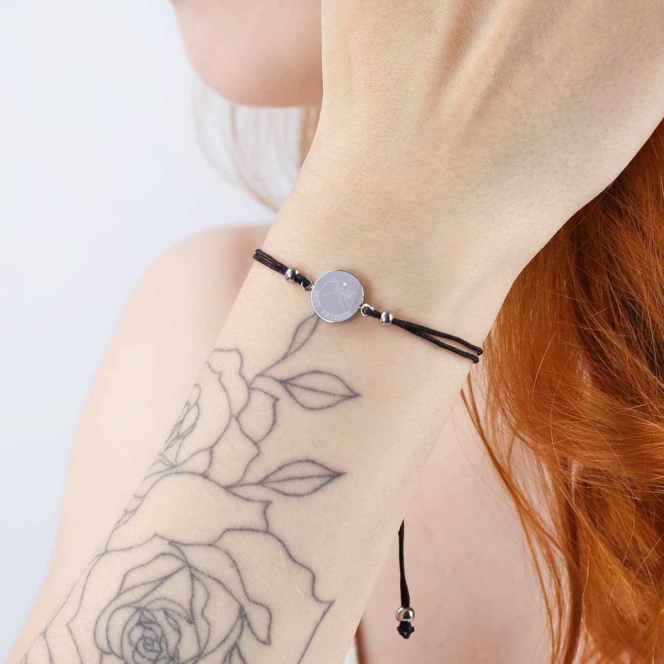 Leonardo Freundschafts-Armband mit Pinky Promise Motiv und Wunschtext – Bild 2